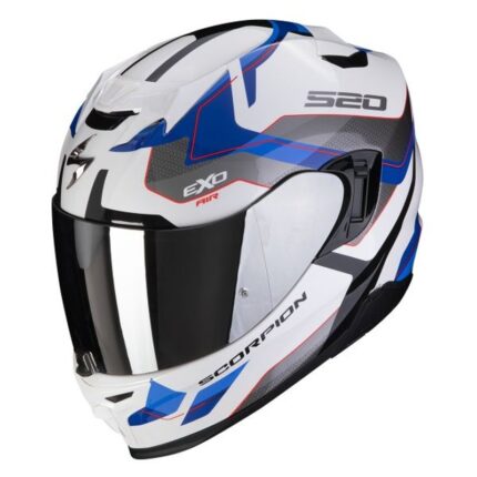 Casco Integral Scorpion EXO-520 Evo Air Blanco-Azul