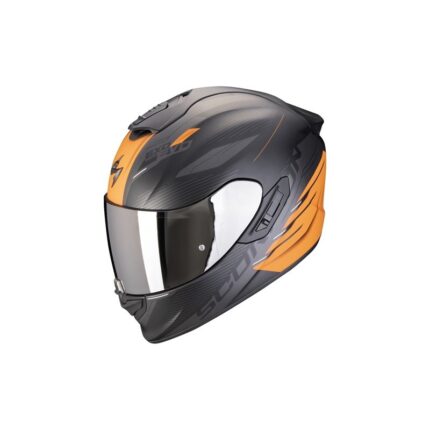 Casco Integral Scorpion EXO-1400 Evo 2 Air Luma Negro Mate-Naranja