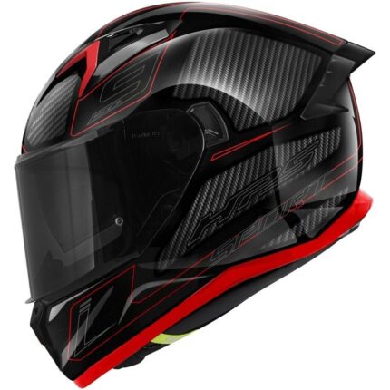 Casco Integral Givi 50.9 Enigma Negro/Titanio/Rojo